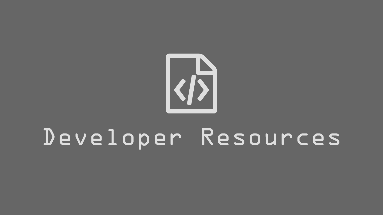 helpbanner_developer_resources